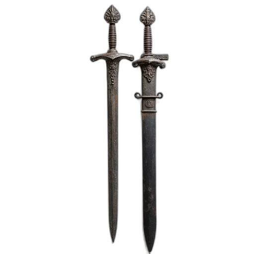 sword, weapon, staff, jewelry transparent PNG cut-out