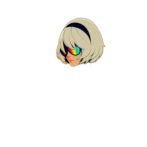 hair, face, mask, staff transparent PNG cut-out