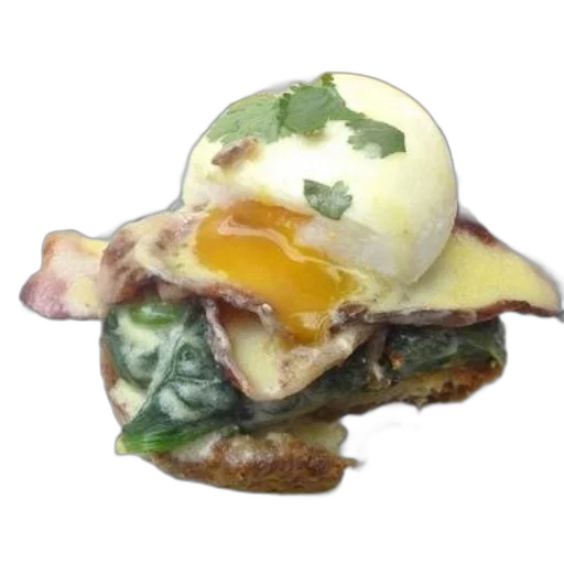 food, 3d render, plate, poached transparent PNG cut-out