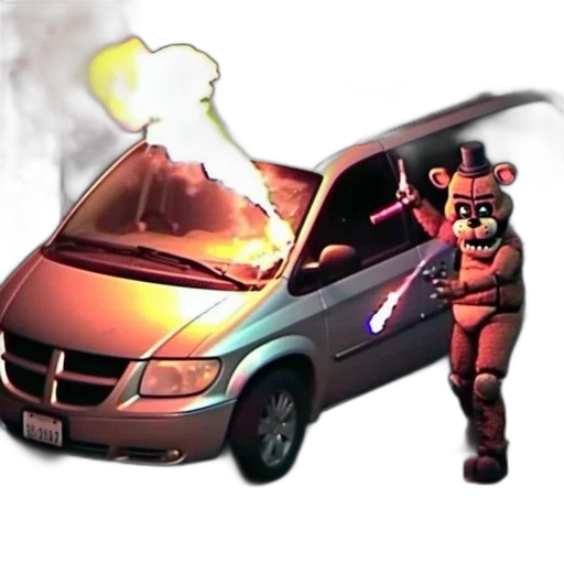 car, staff, weapon, mask transparent PNG cut-out