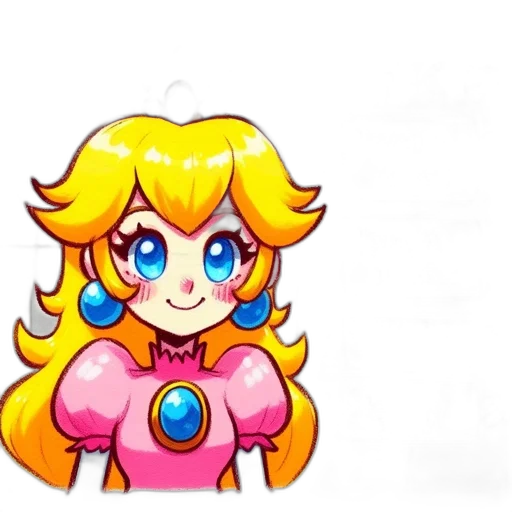 dress, crown, face, staff transparent PNG cut-out