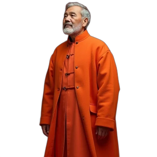 jacket, staff, concept art, red transparent PNG cut-out