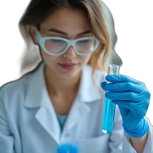 staff, woman, lab, coat transparent PNG cut-out