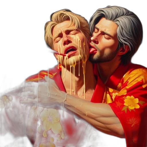 food, photorealistic, concept art, oil painting transparent PNG cut-out