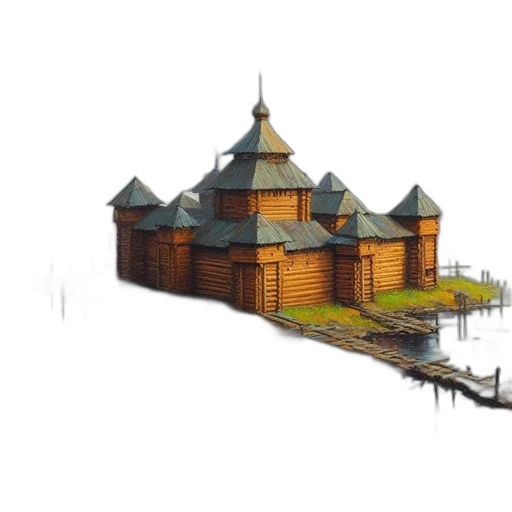 building, crown, concept art, 3d render transparent PNG cut-out