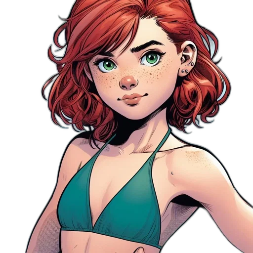 comic book art, cartoon, concept art, fantasy art transparent PNG cut-out
