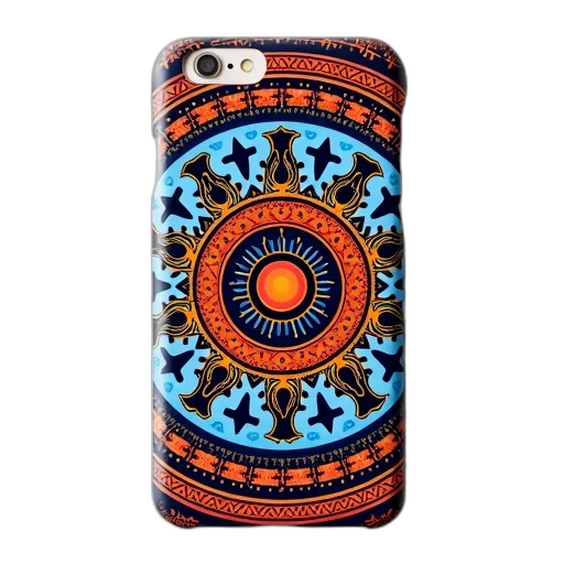 iphone, case, colorful, ethnic transparent PNG cut-out
