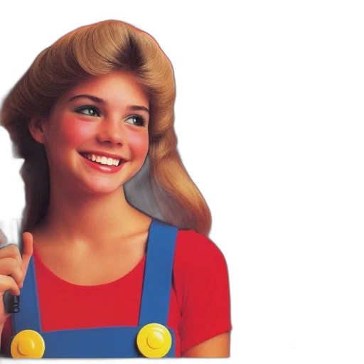 face, hair, dress, crown transparent PNG cut-out