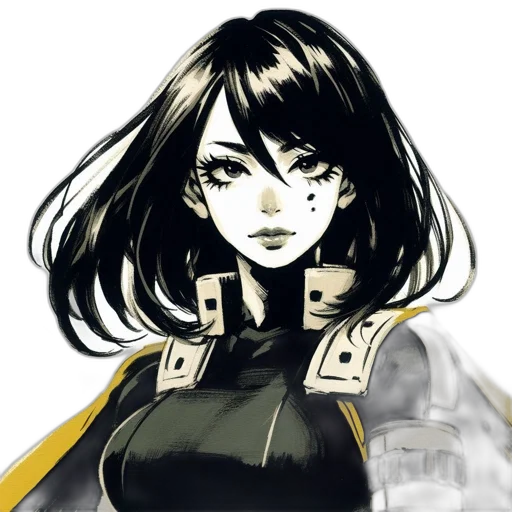 face, jacket, weapon, mask transparent PNG cut-out