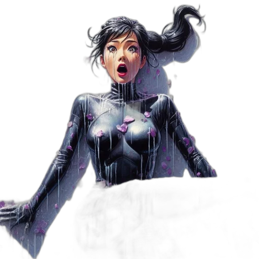 robot, comic book art, concept art, fantasy art transparent PNG cut-out