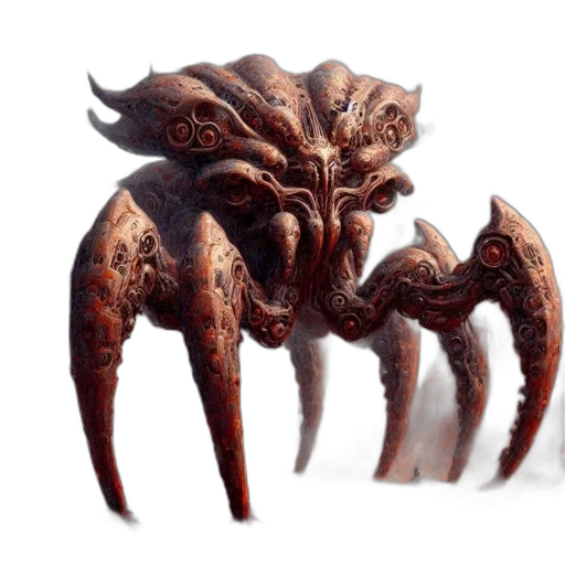 creature, dragon, mask, crown transparent PNG cut-out
