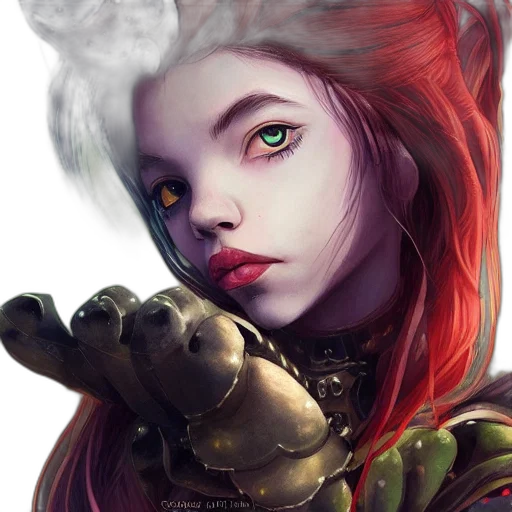 face, mask, staff, dragon transparent PNG cut-out