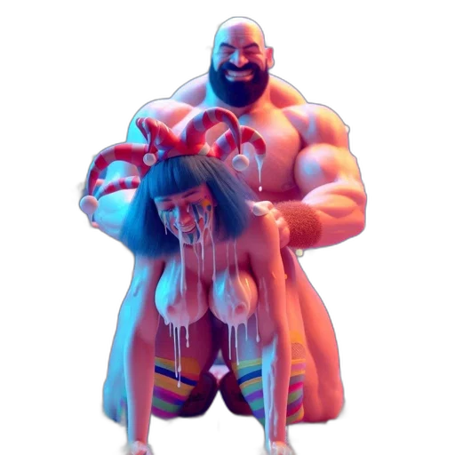 concept art, vaporwave, pixel art, 3d render transparent PNG cut-out