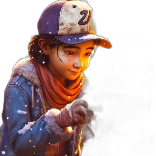 face, hat, weapon, staff transparent PNG cut-out
