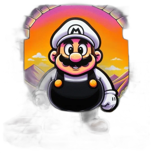 pixel art, concept art, 3d render, fantasy art transparent PNG cut-out
