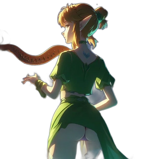 staff, dress, weapon, concept art transparent PNG cut-out