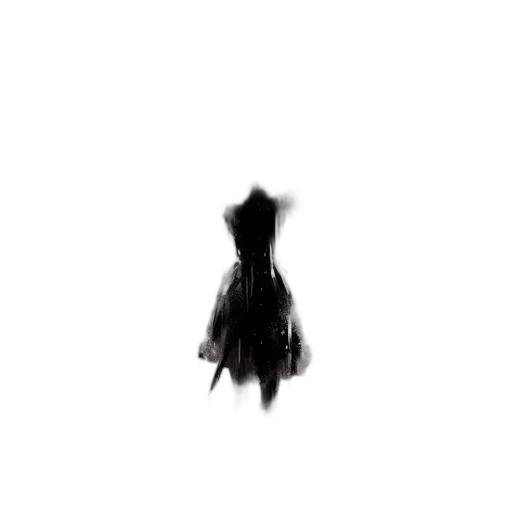 dress, hair, creature, jacket transparent PNG cut-out