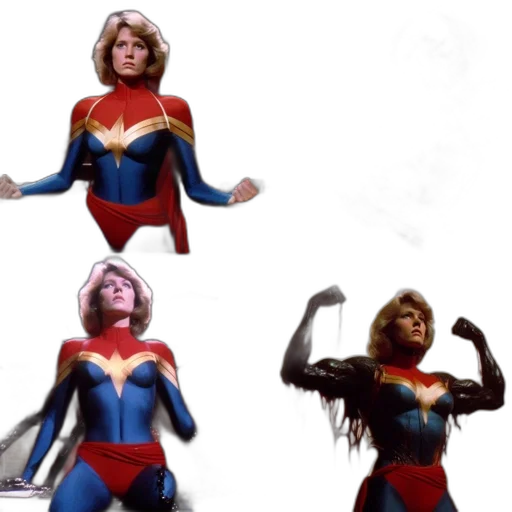 comic book art, concept art, captain, marvel transparent PNG cut-out