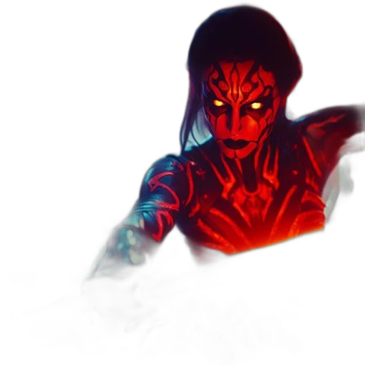 mask, creature, concept art, fantasy art transparent PNG cut-out
