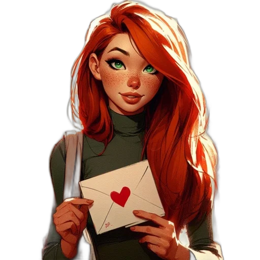 face, dress, jacket, comic book art transparent PNG cut-out