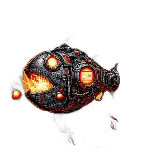 robot, weapon, dragon, mask transparent PNG cut-out