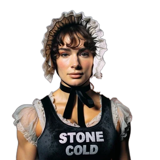 jacket, jewelry, dress, face transparent PNG cut-out