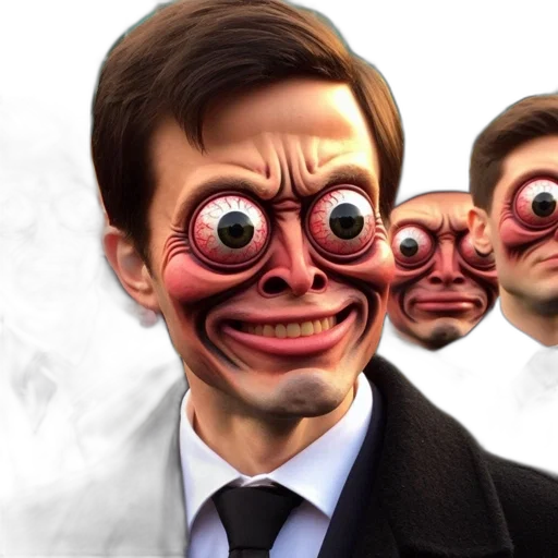 mask, face, creature, concept art transparent PNG cut-out