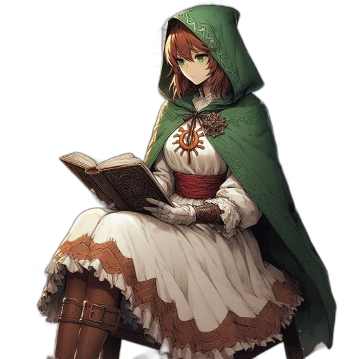dress, staff, weapon, sword transparent PNG cut-out