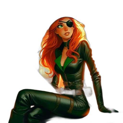 jacket, comic book art, concept art, fantasy art transparent PNG cut-out