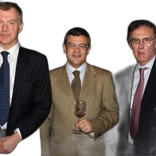staff, three, men, formal transparent PNG cut-out