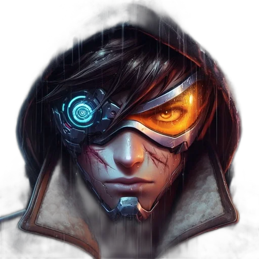 face, mask, robot, staff transparent PNG cut-out