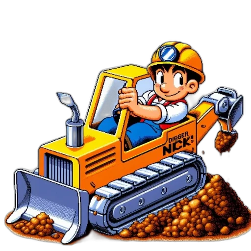 car, robot, pixel art, concept art transparent PNG cut-out