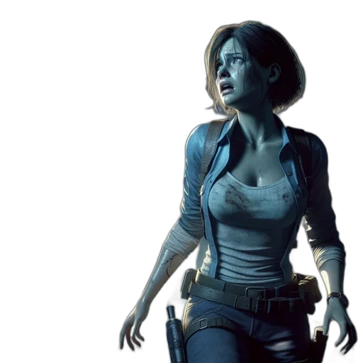 concept art, 3d render, comic book art, cyberpunk transparent PNG cut-out
