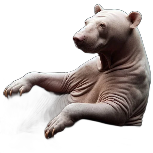 animal, creature, photorealistic, 3d render transparent PNG cut-out