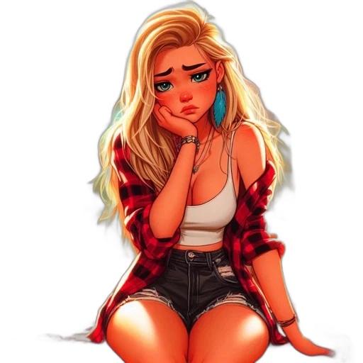face, jacket, dress, pixel art transparent PNG cut-out