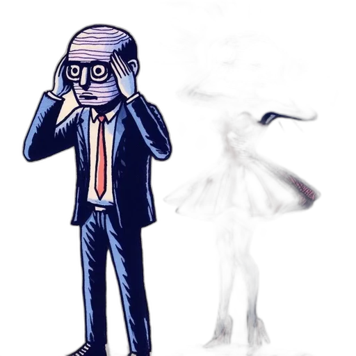 mask, robot, staff, creature transparent PNG cut-out