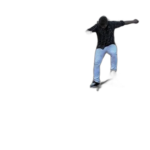 shoes, jacket, staff, robot transparent PNG cut-out