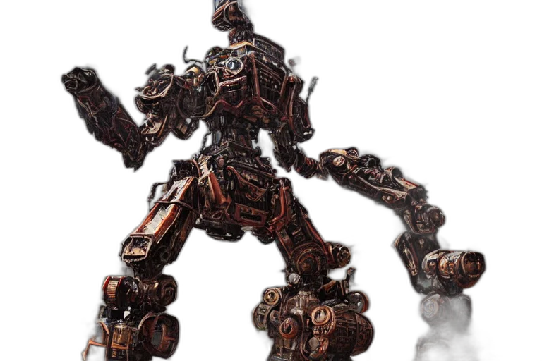 robot, weapon, creature, concept art transparent PNG cut-out