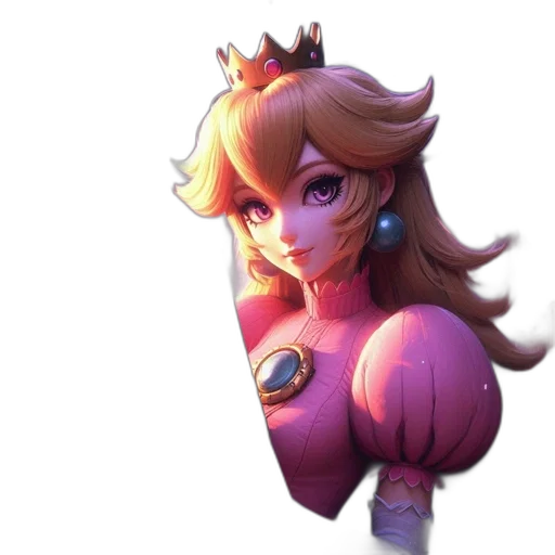 crown, dress, staff, weapon transparent PNG cut-out