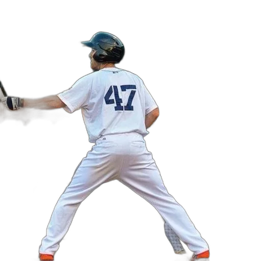 weapon, baseball, player, white transparent PNG cut-out