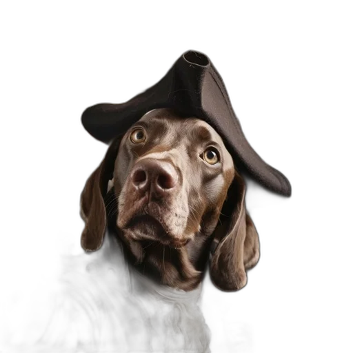 hat, staff, animal, face transparent PNG cut-out
