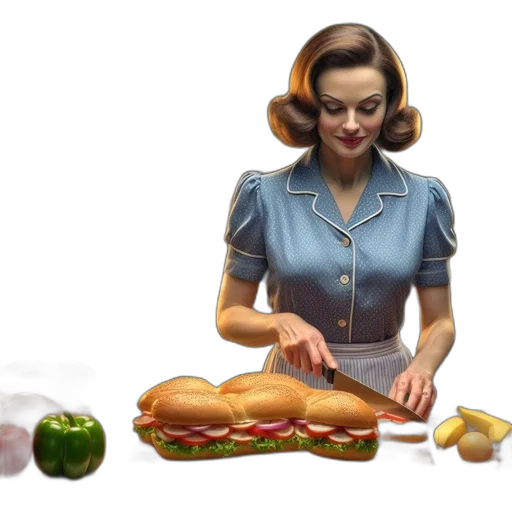 food, dress, concept art, photorealistic transparent PNG cut-out