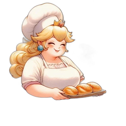 food, staff, pixel art, watercolor transparent PNG cut-out