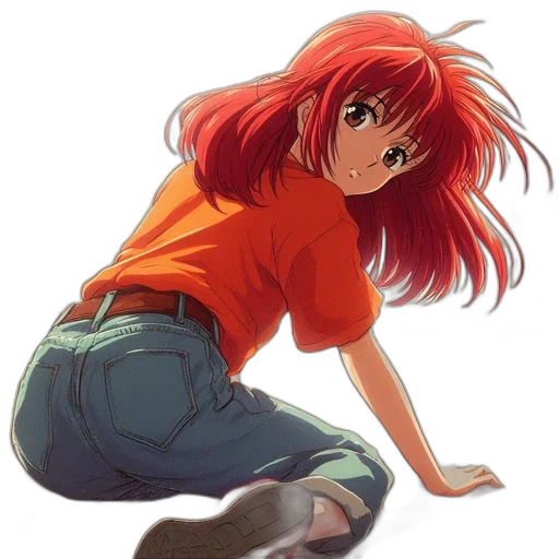 hair, animal, weapon, staff transparent PNG cut-out