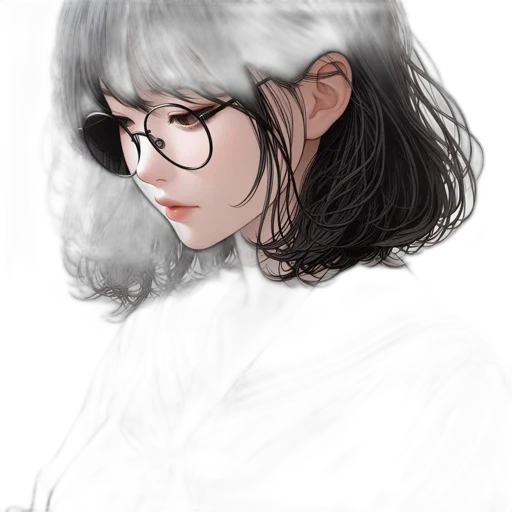 face, hair, creature, crown transparent PNG cut-out