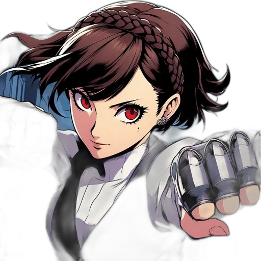 weapon, staff, hair, crown transparent PNG cut-out