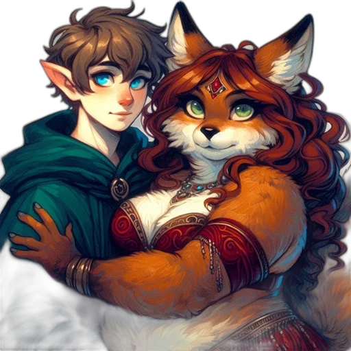 fantasy art, watercolor, pixel art, concept art transparent PNG cut-out