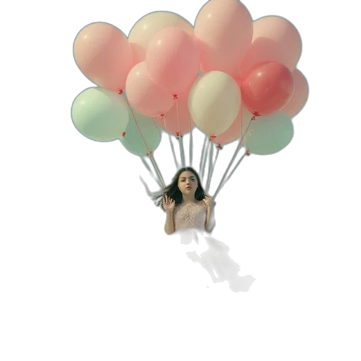 umbrella, creature, 3d render, watercolor transparent PNG cut-out