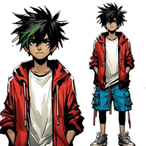 jacket, concept art, comic book art, anime transparent PNG cut-out