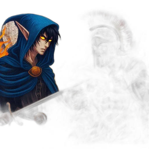 mask, sword, face, fantasy art transparent PNG cut-out